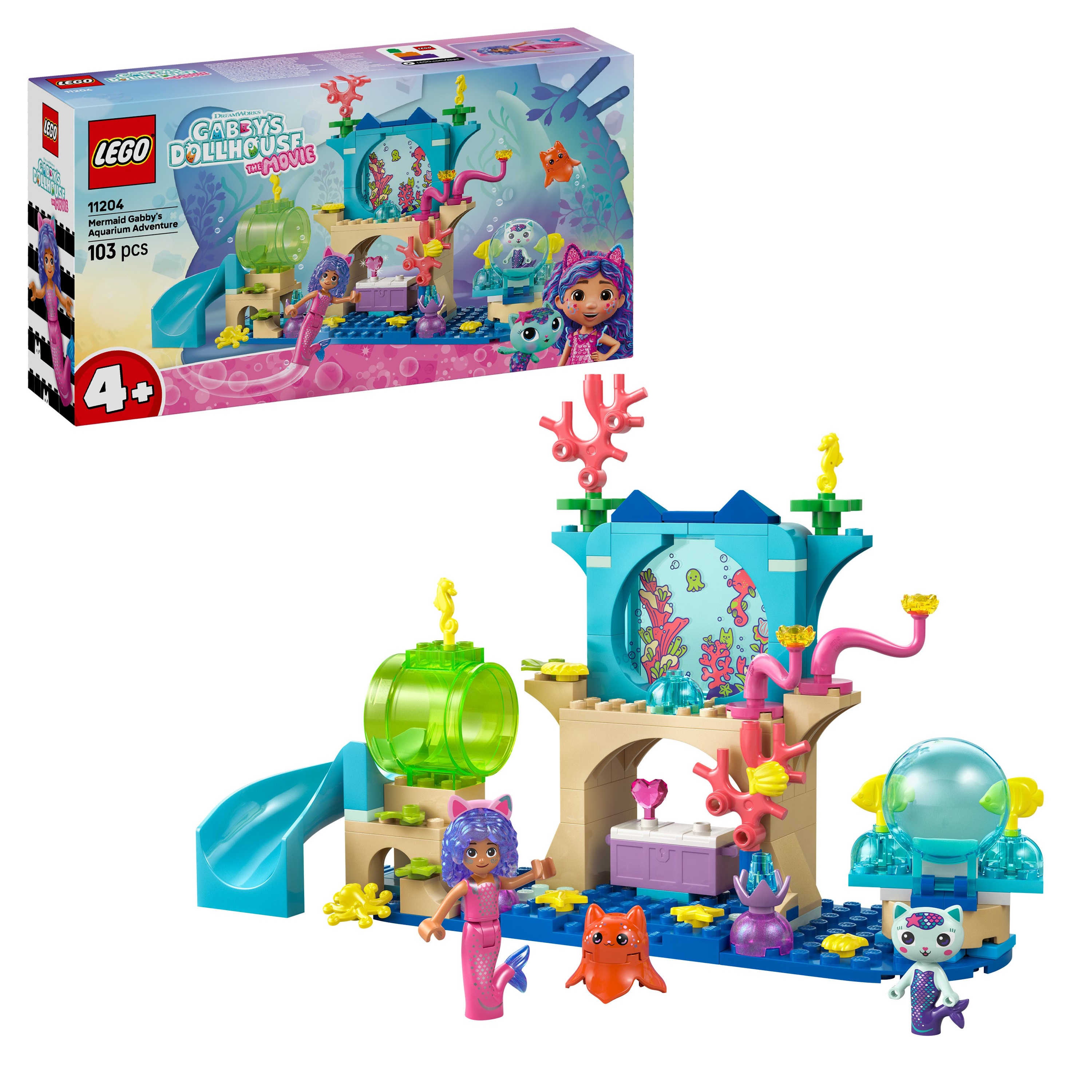 Конструктор LEGO Gabbys Dollhouse Приключения русалочки Гэбби 103 дет. - фото 1