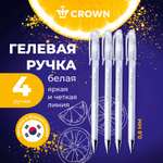 Ручка гелевая CROWN 4 шт.