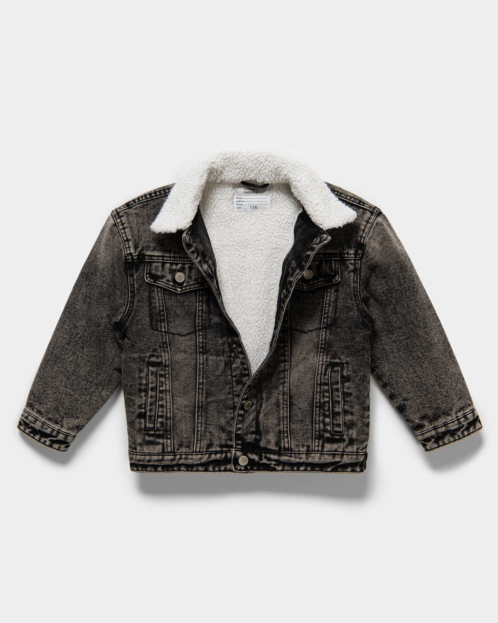 Джинсовая куртка Futurino Fashion W24FF-2BD50tb-DG - фото 4
