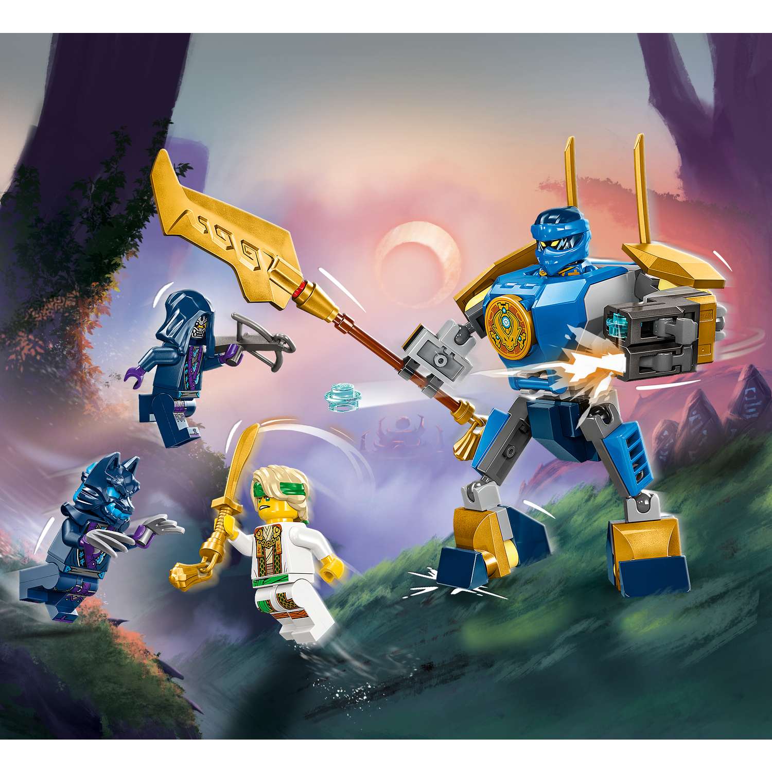 Конструктор LEGO NINJAGO Боевой набор мехов Джея блочный - фото 8