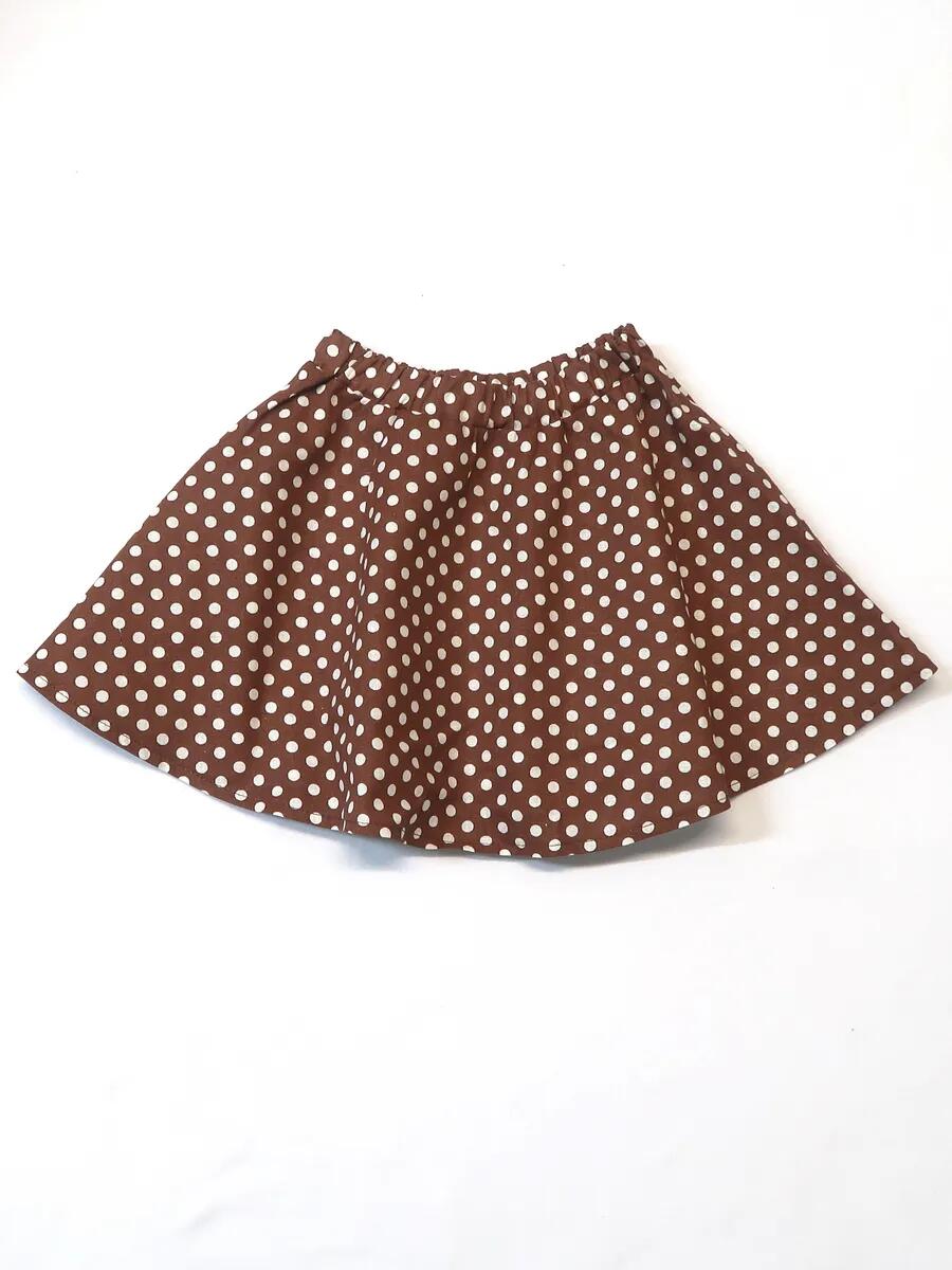 Юбка Рекантино 396-04 Коричневый - фото 3