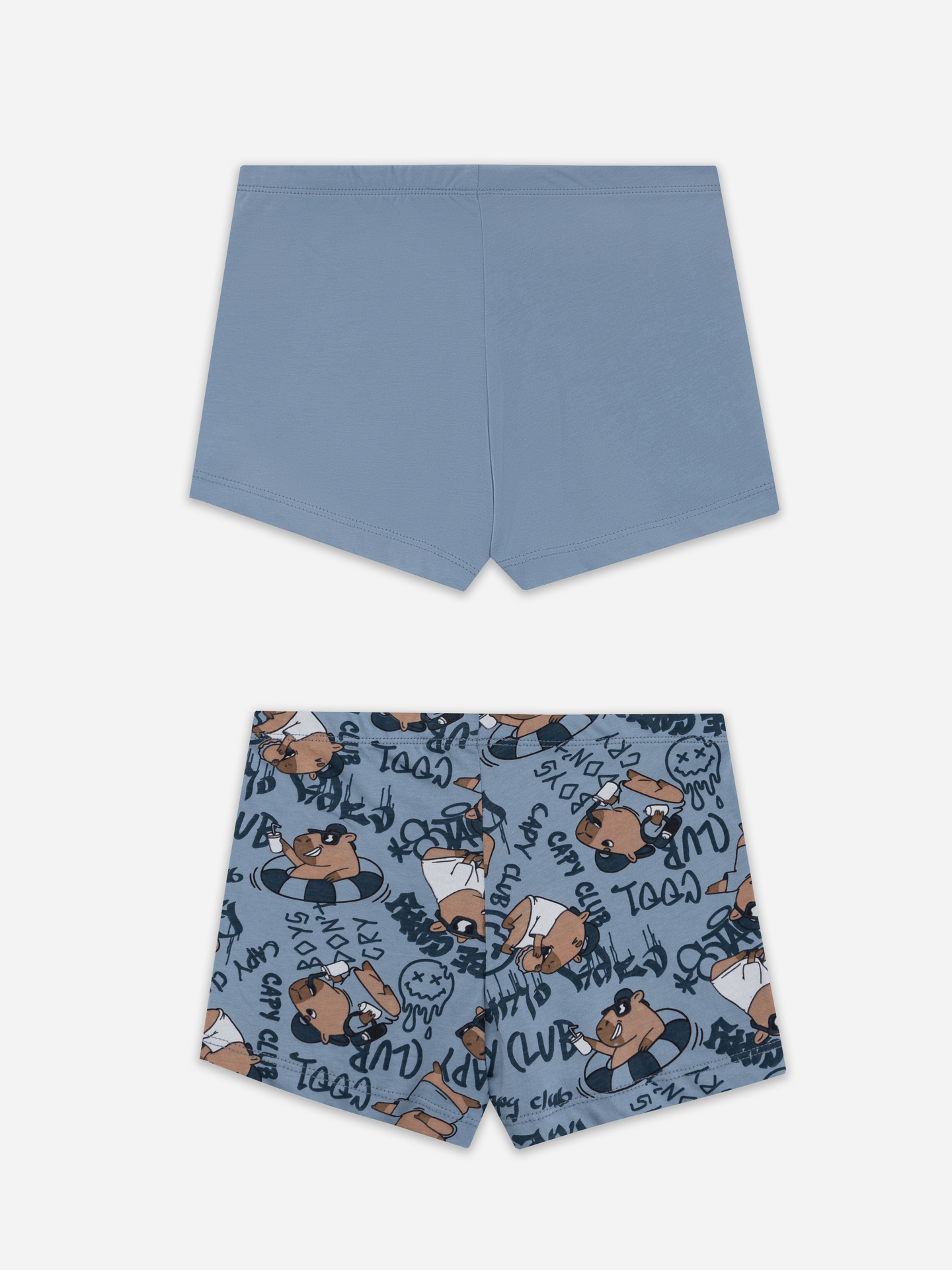 Трусы 2 шт Mark Formelle (Марк Формэль) 413344-2/голубой +крутые капибары на голубом - фото 2