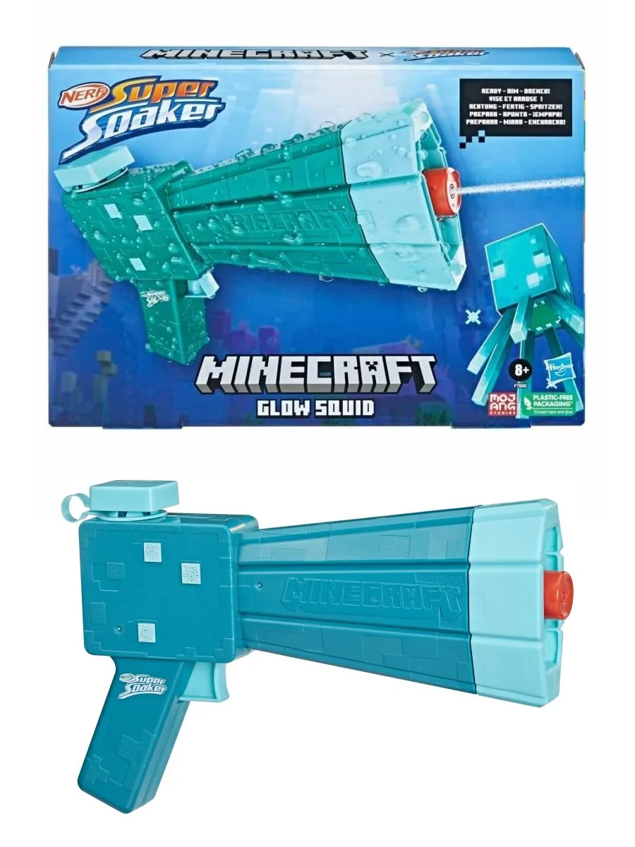 Бластер водный Nerf Super Soaker Minecraft - фото 2