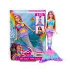 Кукла модельная Barbie Dreamtopia русалка со светящимся хвостом высота 29 см