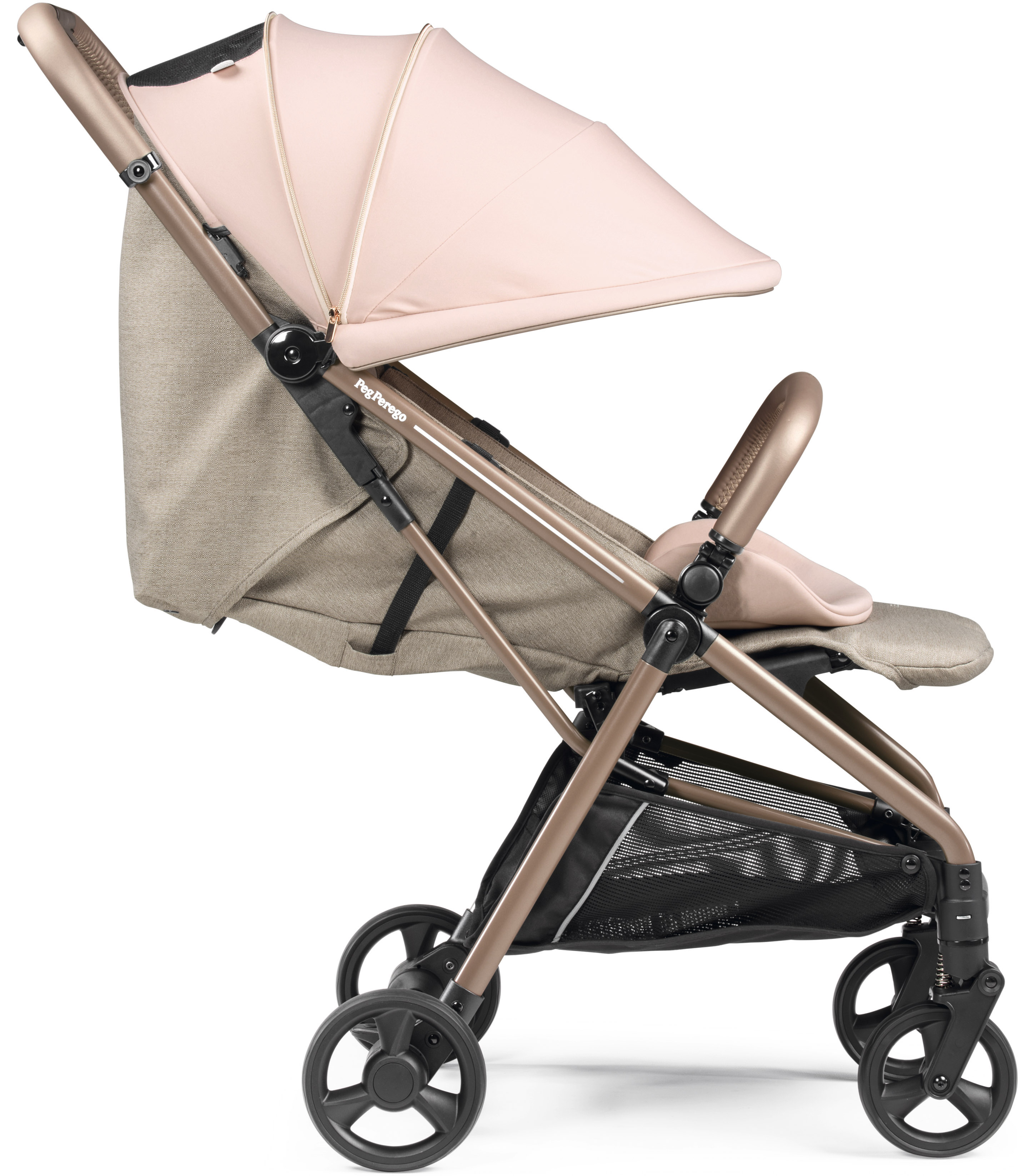 Коляска прогулочная Peg-Perego Selfie Plus розовый - фото 6