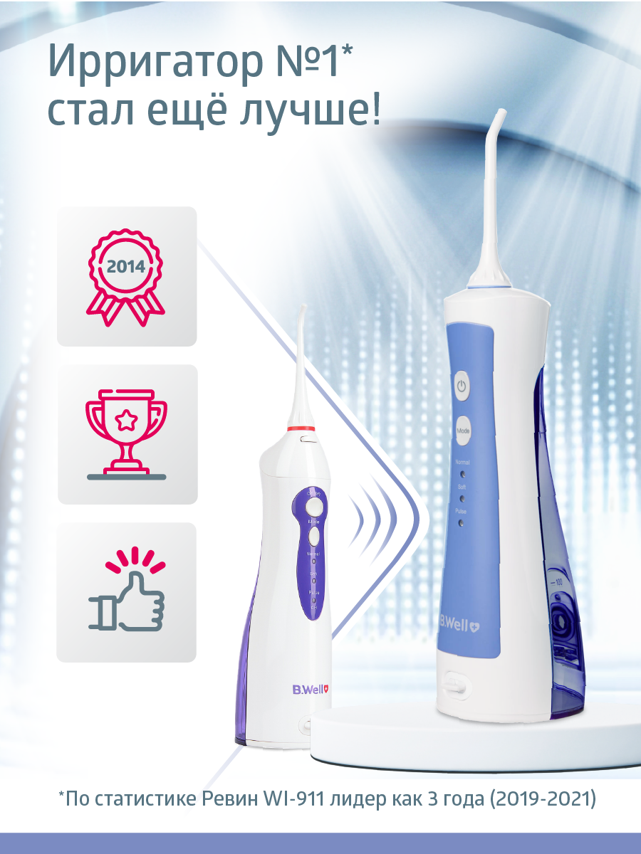 Ирригатор B.Well моноструйный 3 реж. - фото 3