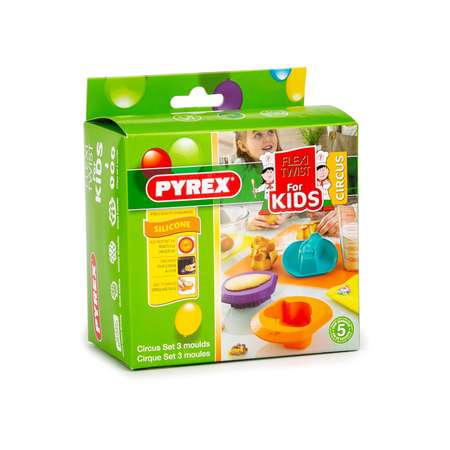 Набор фигурных форм для выпечки PYREX 3 предмета цирк