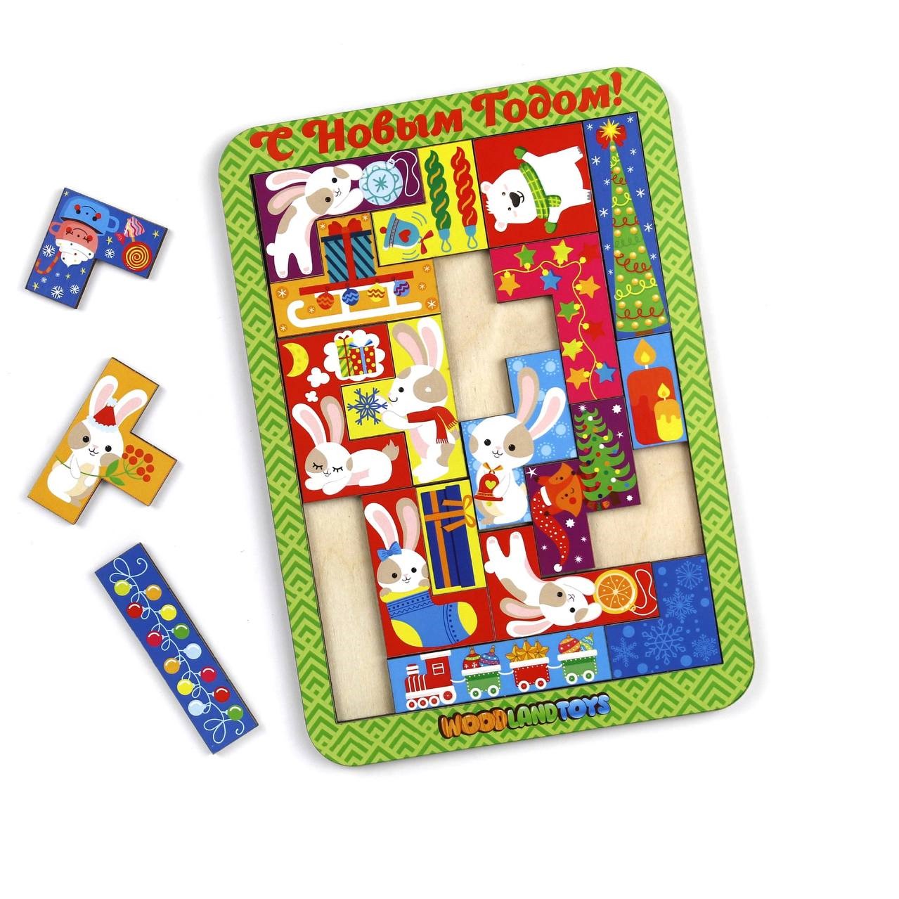Настольная игра WOODLANDTOYS Тетрис - фото 3