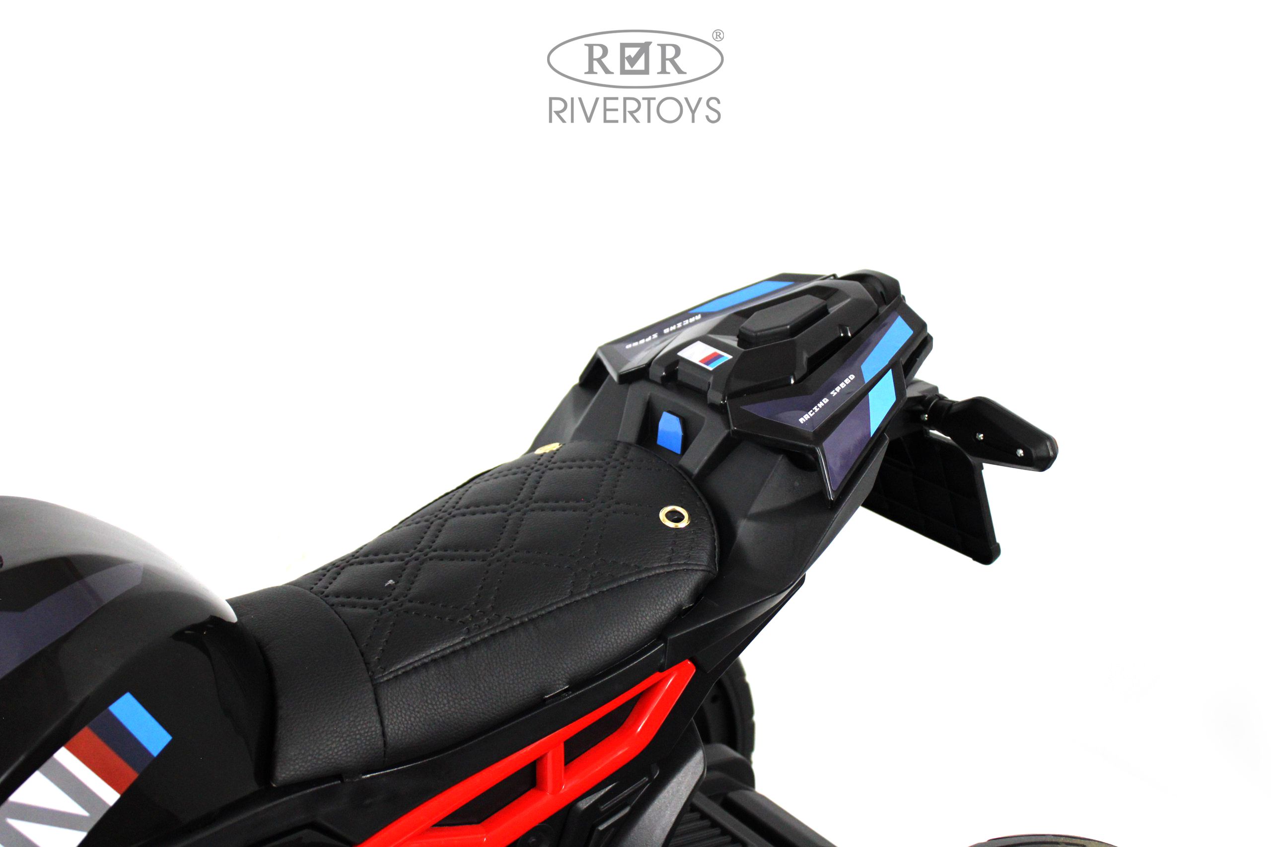 Электромобиль RIVERTOYS K808AM-BLACK - фото 4