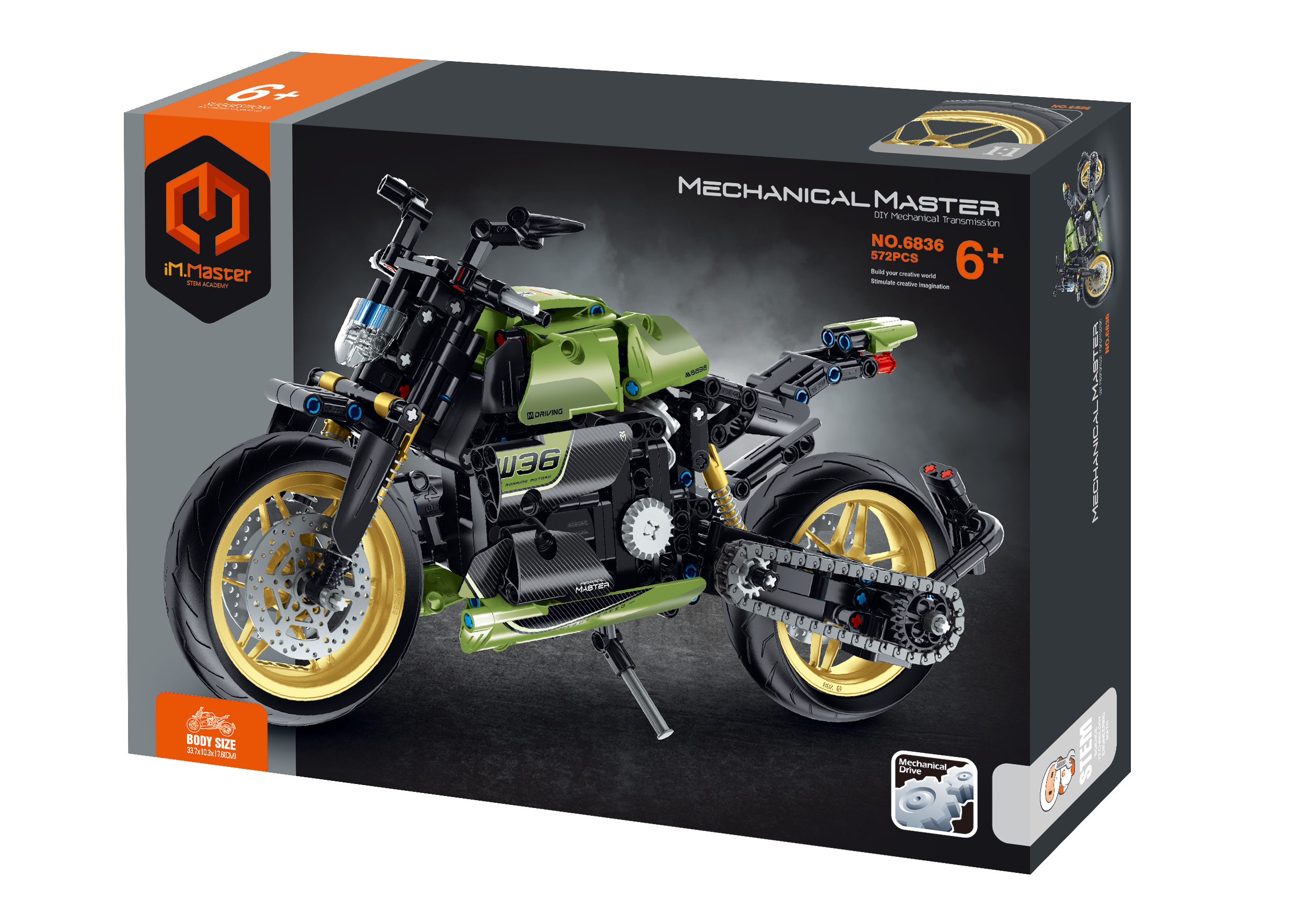 Конструктор Im.Master Мотоцикл 572 дет. - фото 3