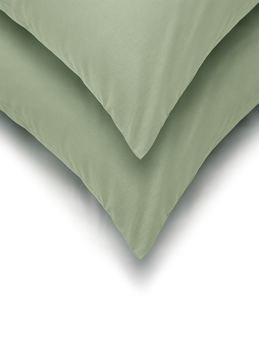Наволочка BRAVO поплин оливка 70 x 70 см 2 шт. - фото 5
