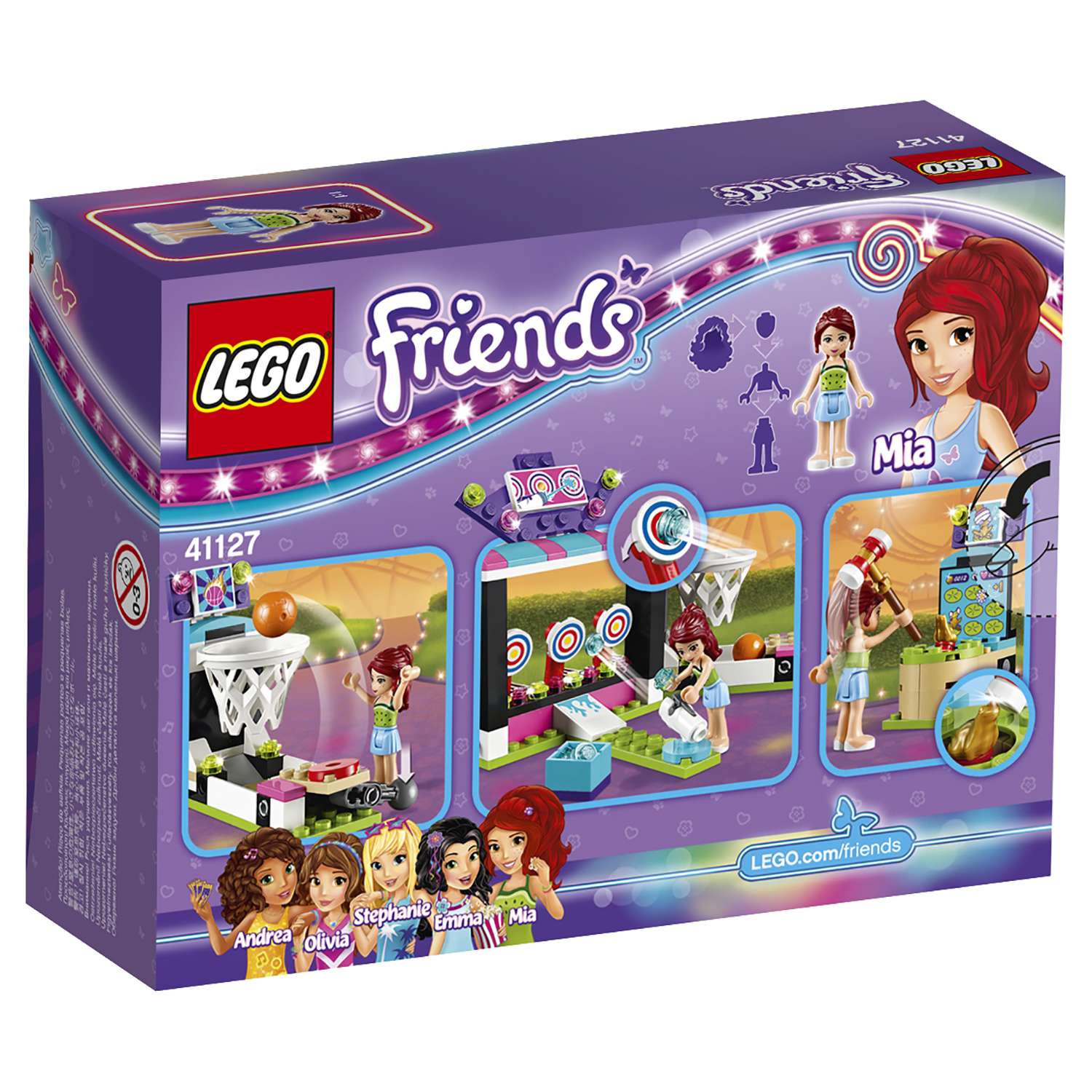 Конструктор LEGO Friends Парк развлечений: автоматы блочный - фото 3