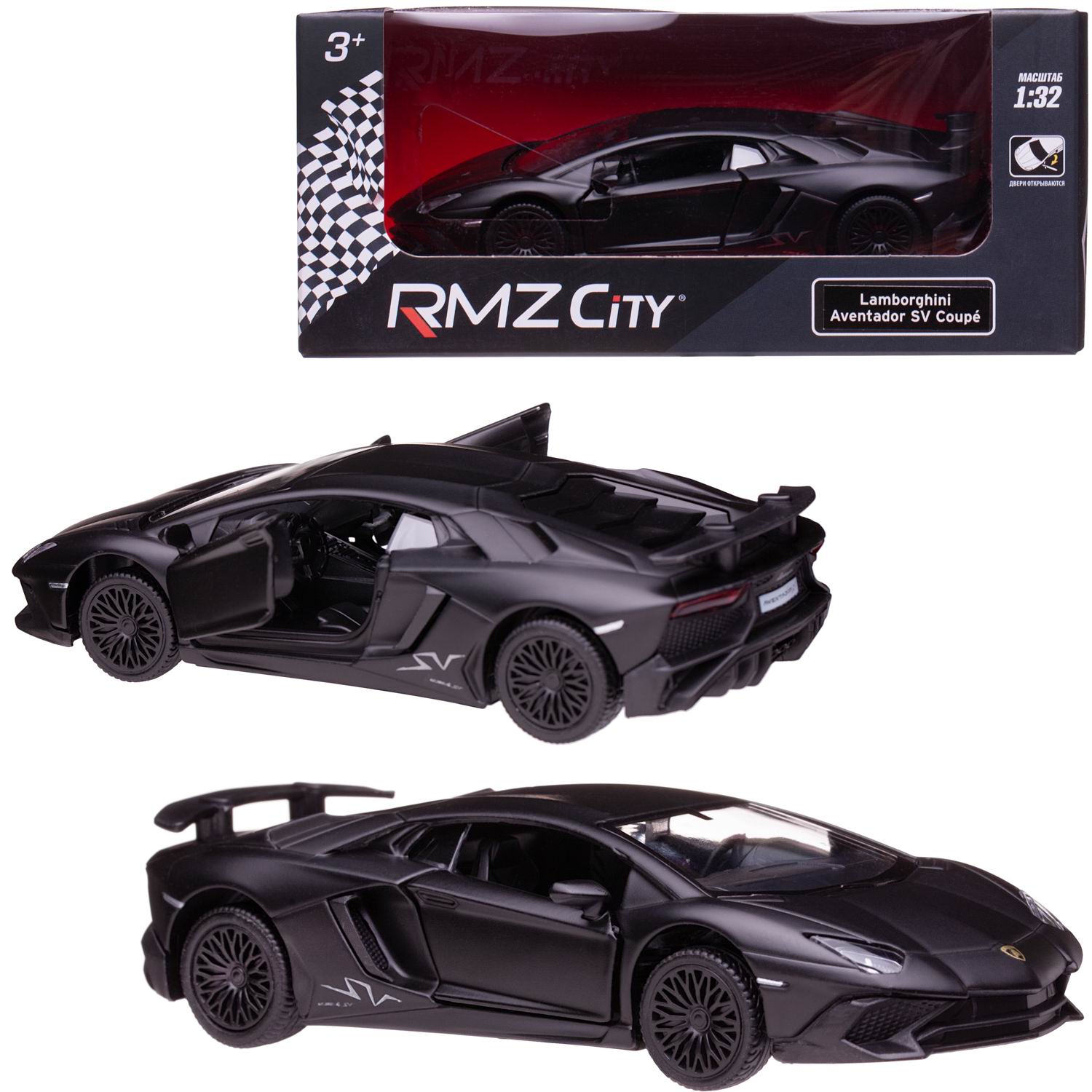 Автомобиль Uni-Fortune Lamborghini 1:32 554990M - фото 3