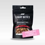 Лакомства для кошек LIGHT BITES 45г Подушечки с пюре из креветок LB023