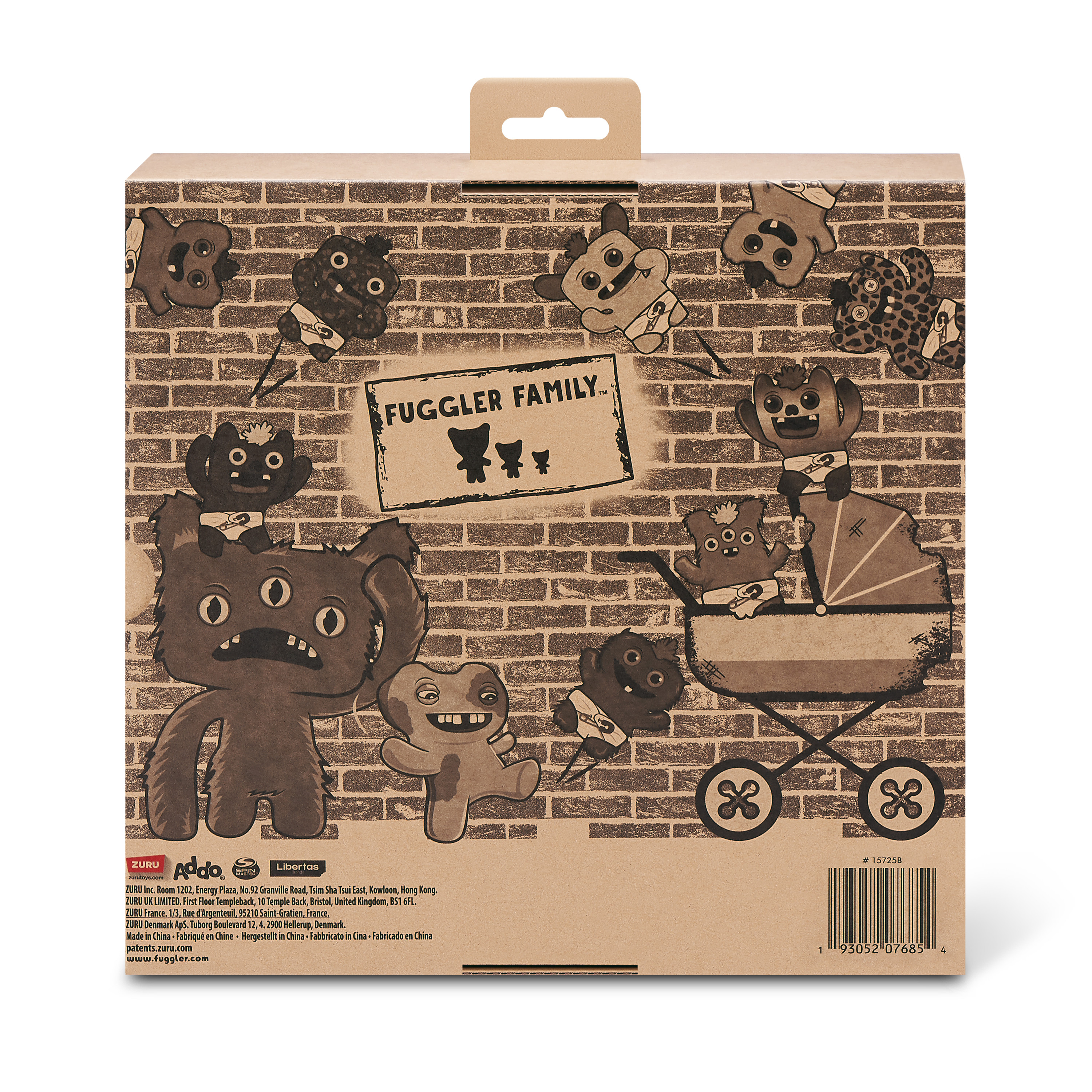 Мягкая игрушка FUGGLER Душная семейка 3 монстра в ассортименте - фото 20