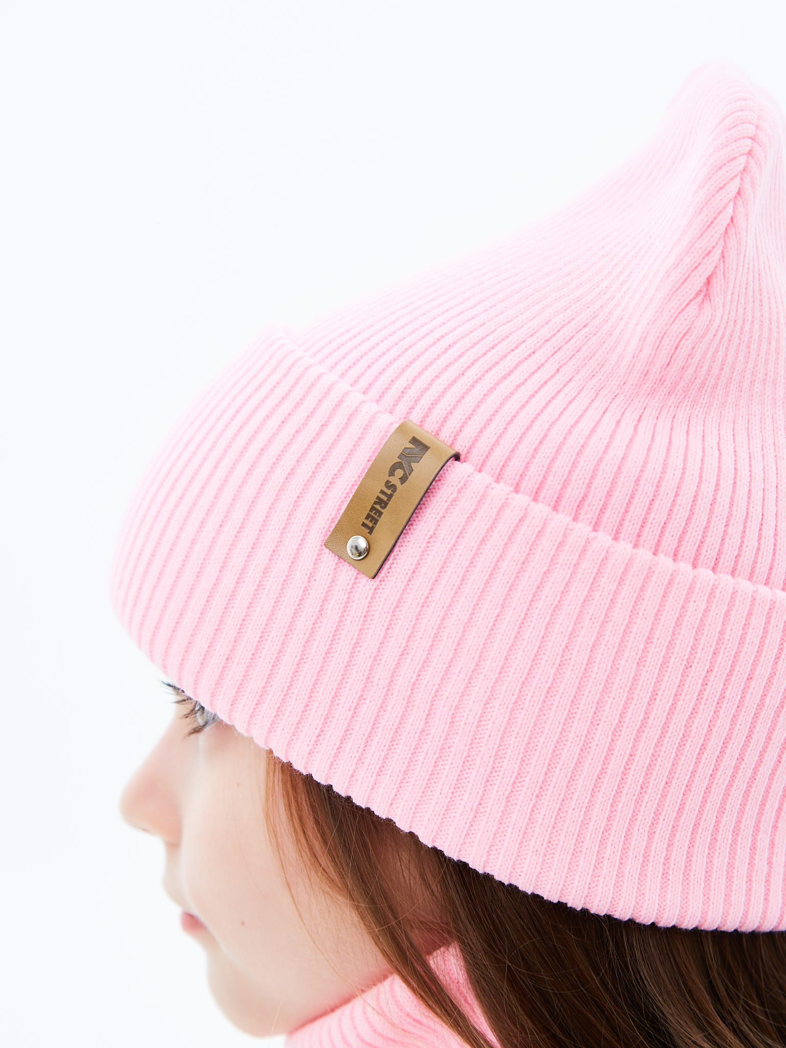 Шапка и снуд KUBRIO KU-H-72-lopataG-Lpink - фото 14