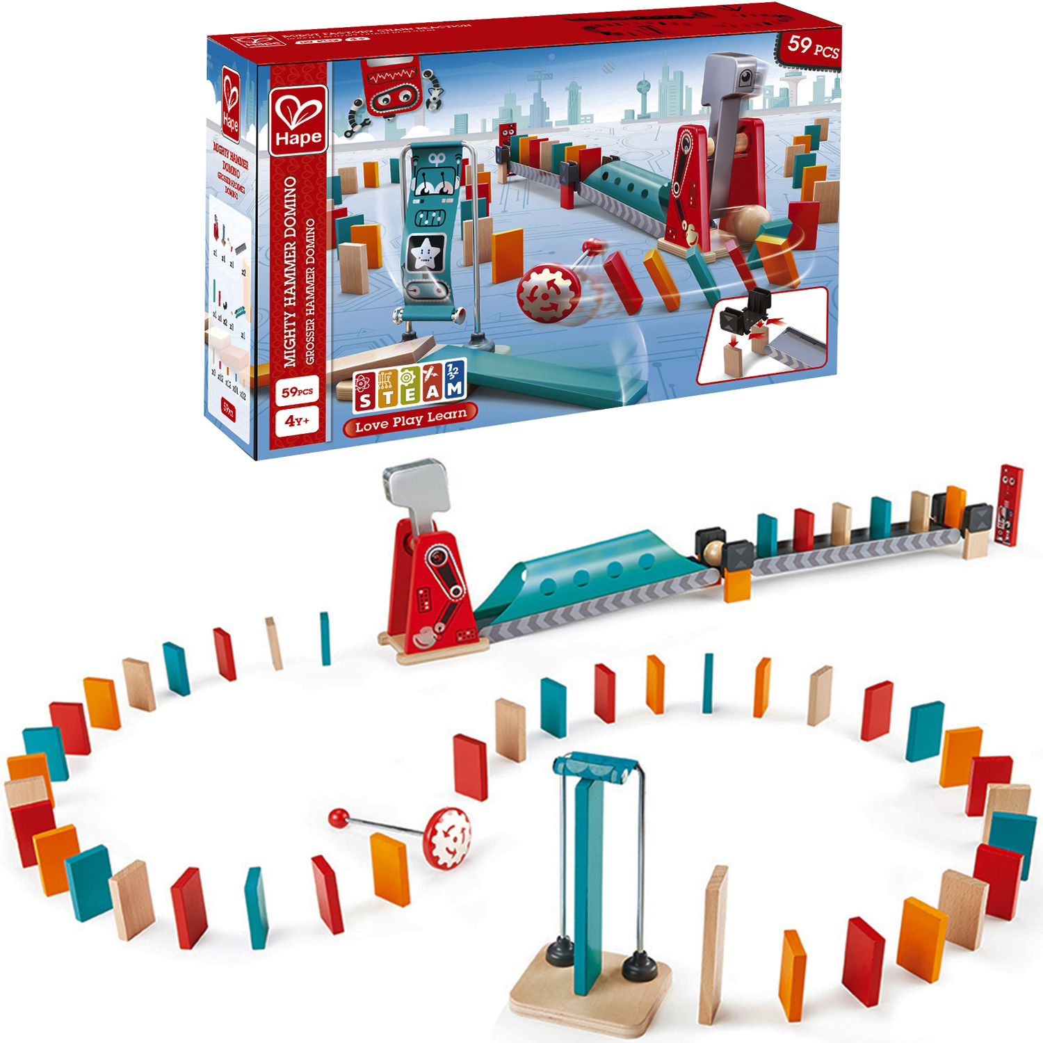 Настольная игра Hape Домино - фото 2