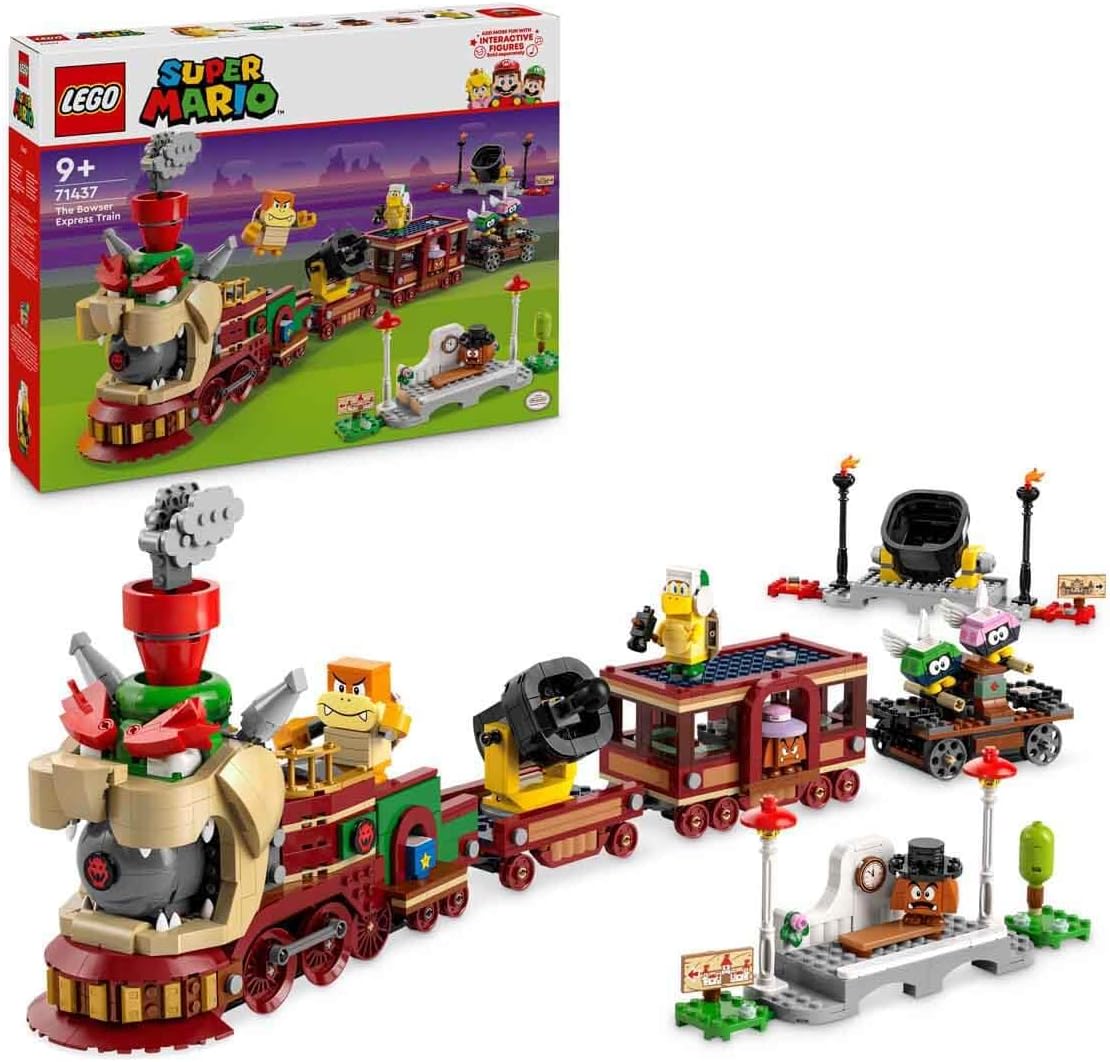 Конструктор LEGO Super Mario Боузер экспресс поезд 1392 дет. - фото 1
