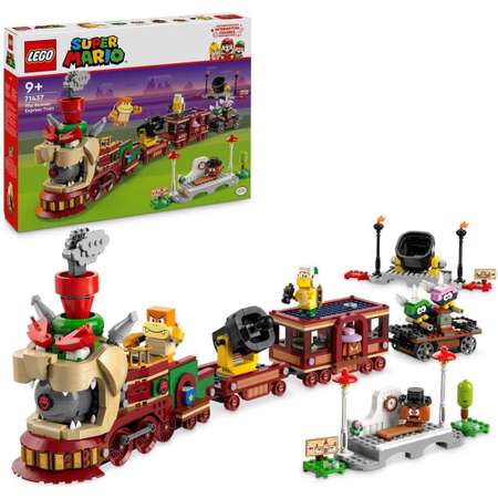 Конструктор LEGO Super Mario Боузер экспресс поезд 1392 дет.