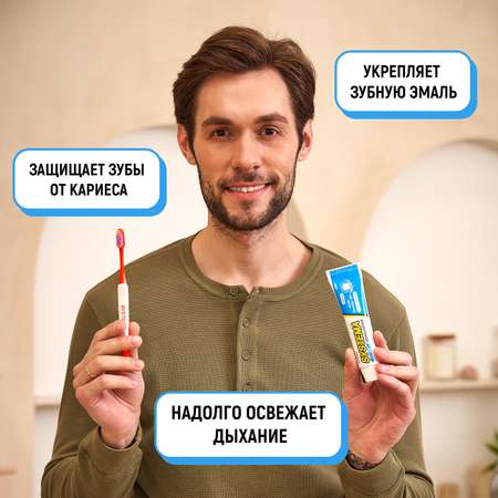 Зубная паста LION с фтором Мята