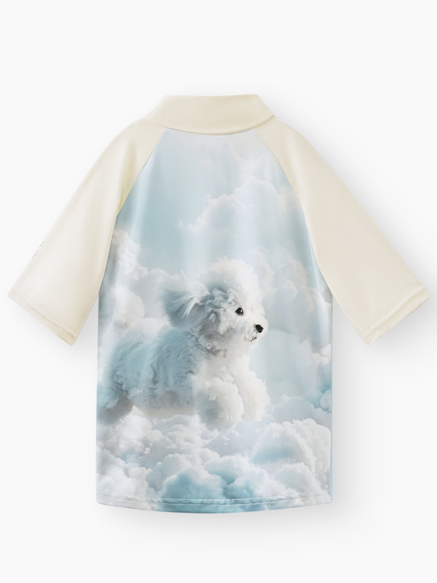 Футболка для плавания Happy Baby 50661-1_light blue (air dog) - фото 3