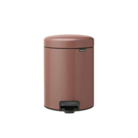 Бак мусорный Brabantia NewIcon с педалью светло-коричневый 5л 233982
