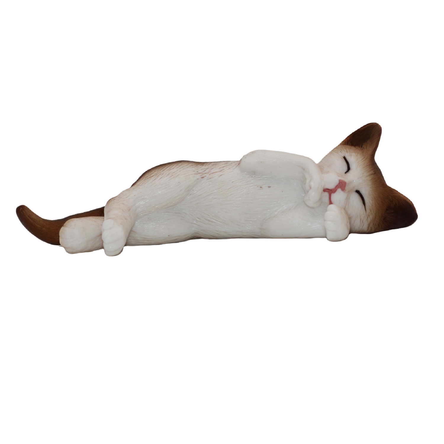 Фигурка Детское Время Кошка рыже-белая спит на боку - фото 2