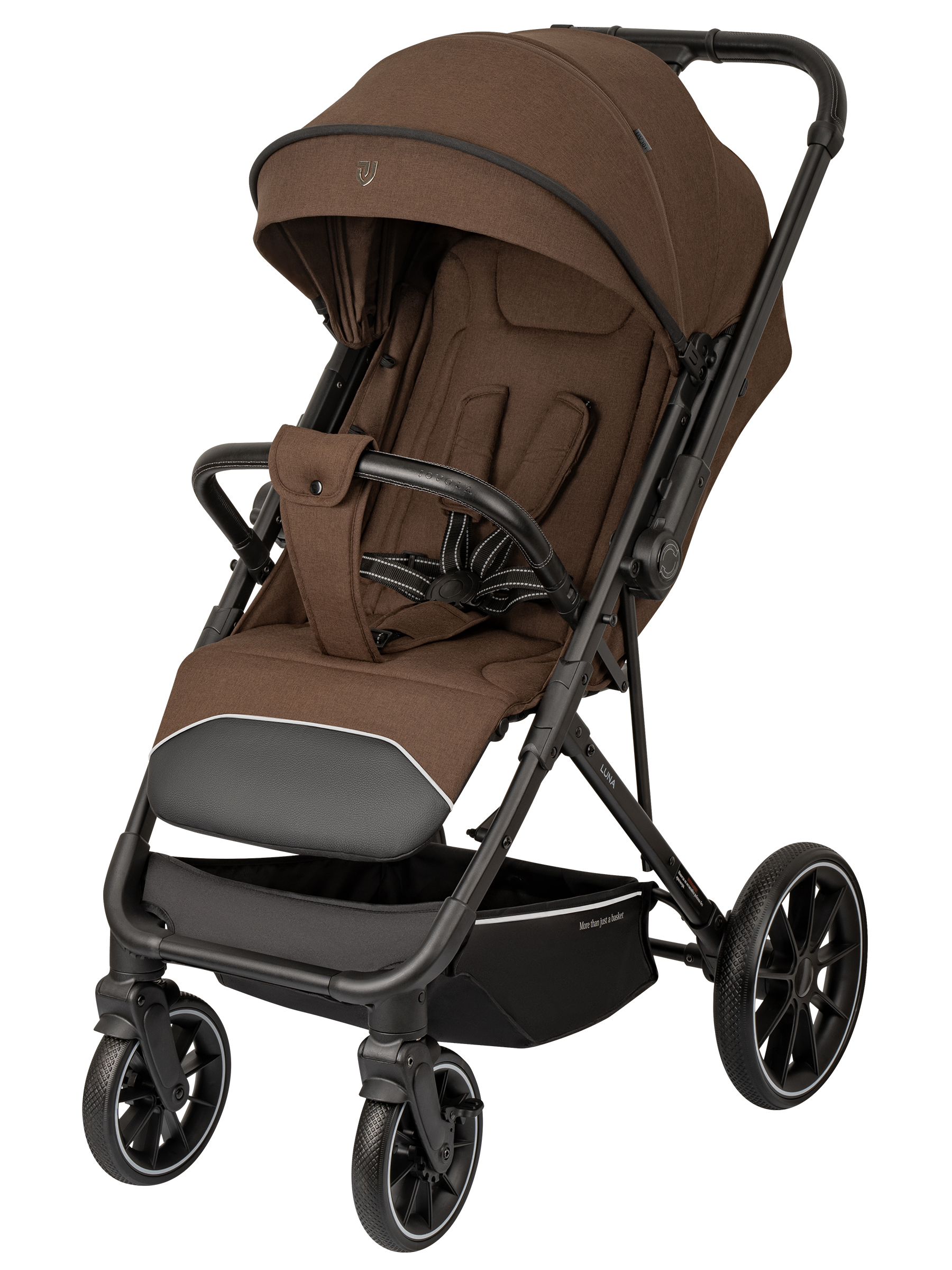 Коляска прогулочная JOVOLA Luna коричневый - фото 1