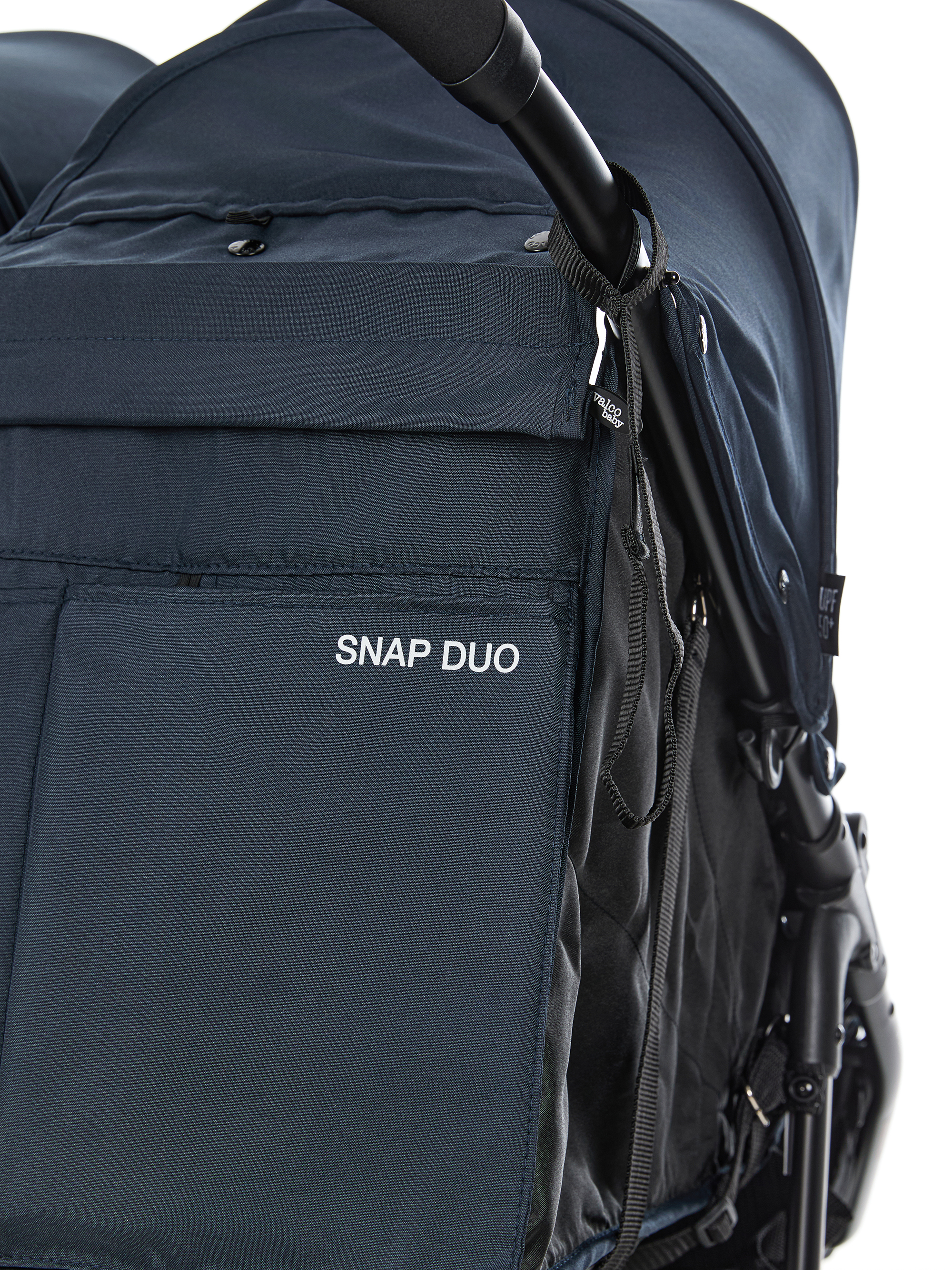 Коляска прогулочная для двойни Valco baby Snap Duo Flatt Matt синий - фото 25