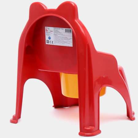 Горшок детский Doloni Тигр красный