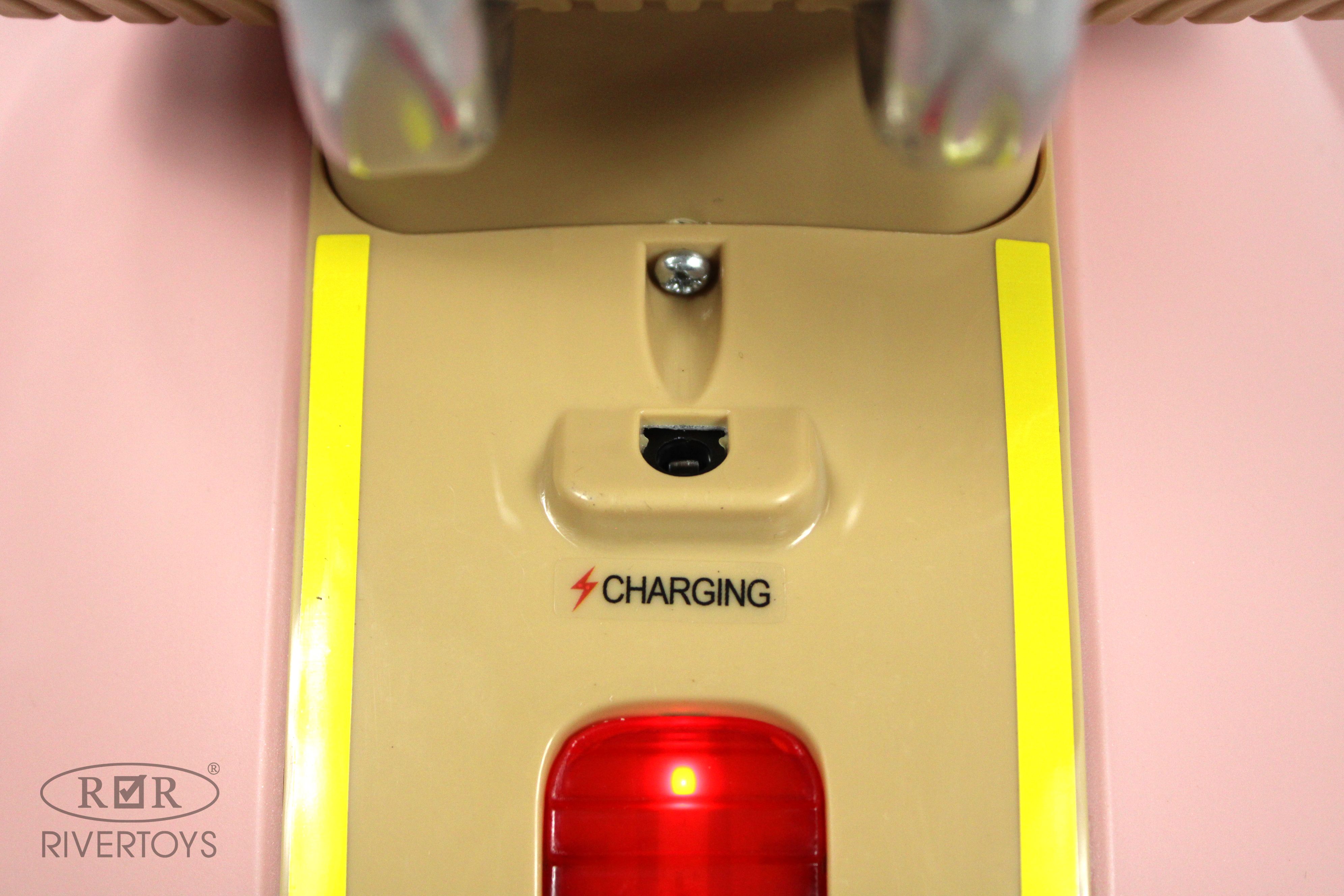 Электромобиль RIVERTOYS K444PX-PINK - фото 5