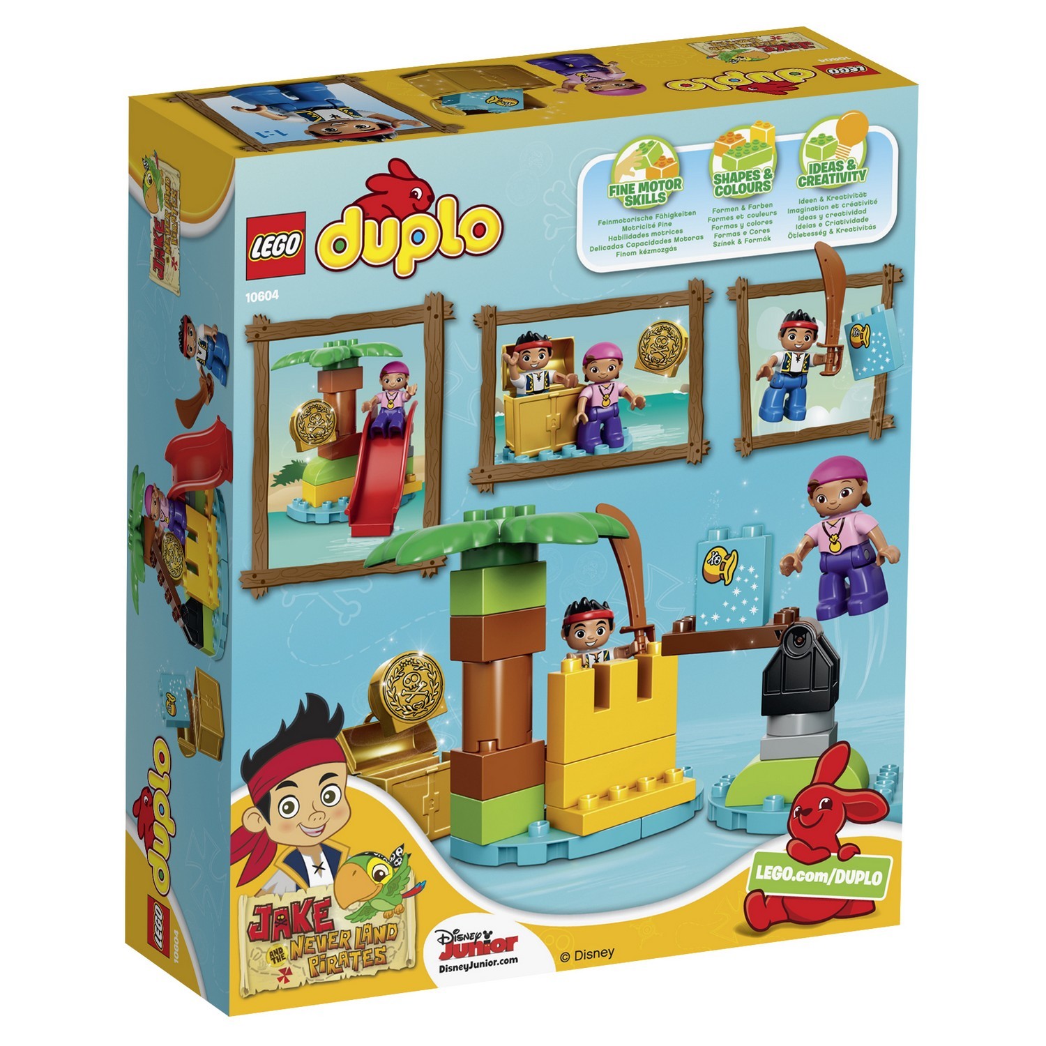 Конструктор LEGO DUPLO Остров сокровищ блочный - фото 3