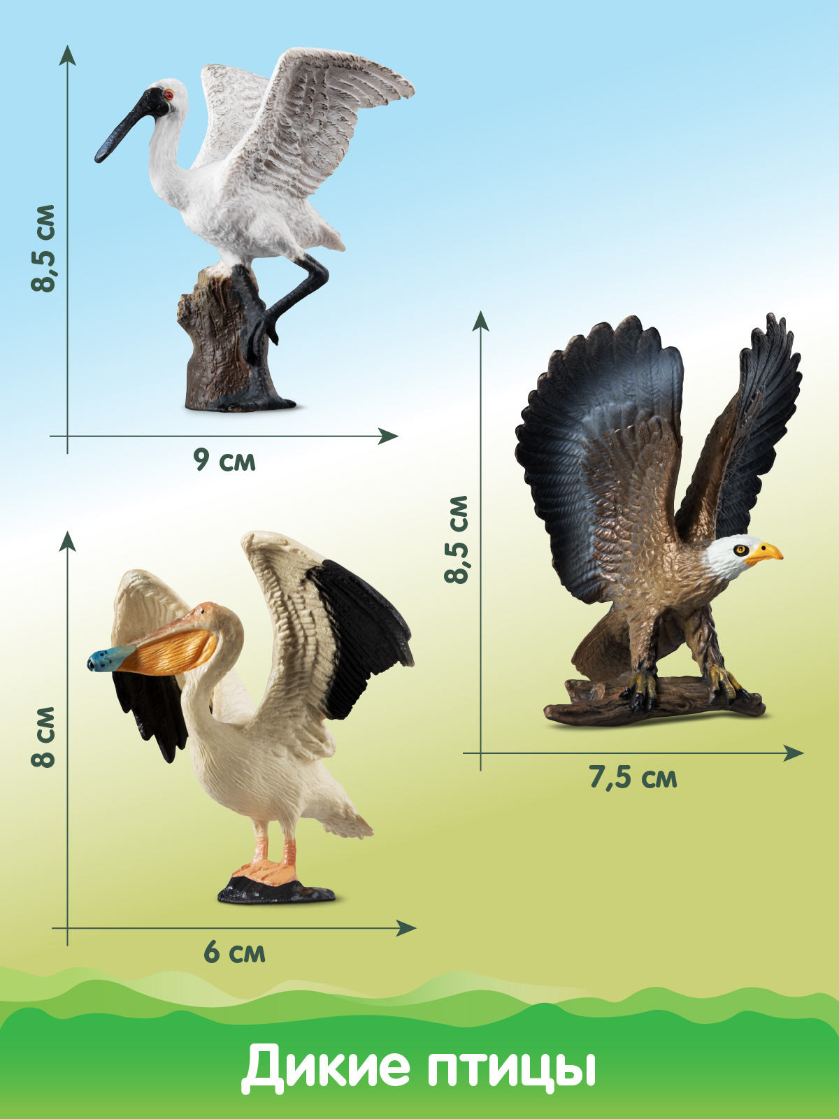 Игровой набор DARWIN Животные Птицы - фото 3