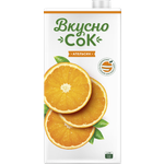 Напиток сокосодержащий Вкусно Сок апельсиновый 0.95л