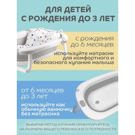 Ванночка с матрасом Lubby Складная