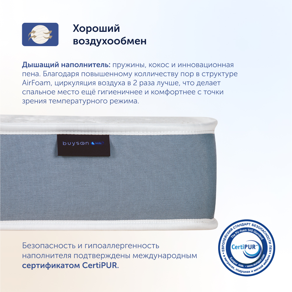 Матрас buyson BuySweet 190х80 - фото 8
