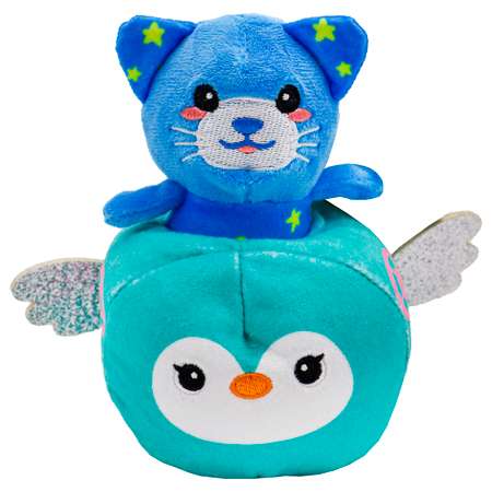 Игрушка мягкая Funky Toys кенга котенок и голубая птичка FT5915-4-МП