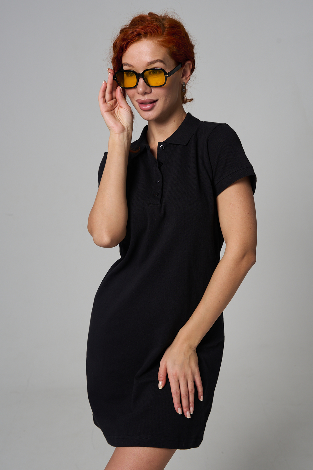 Платье Натали Суслова 14413/1 черный - фото 19