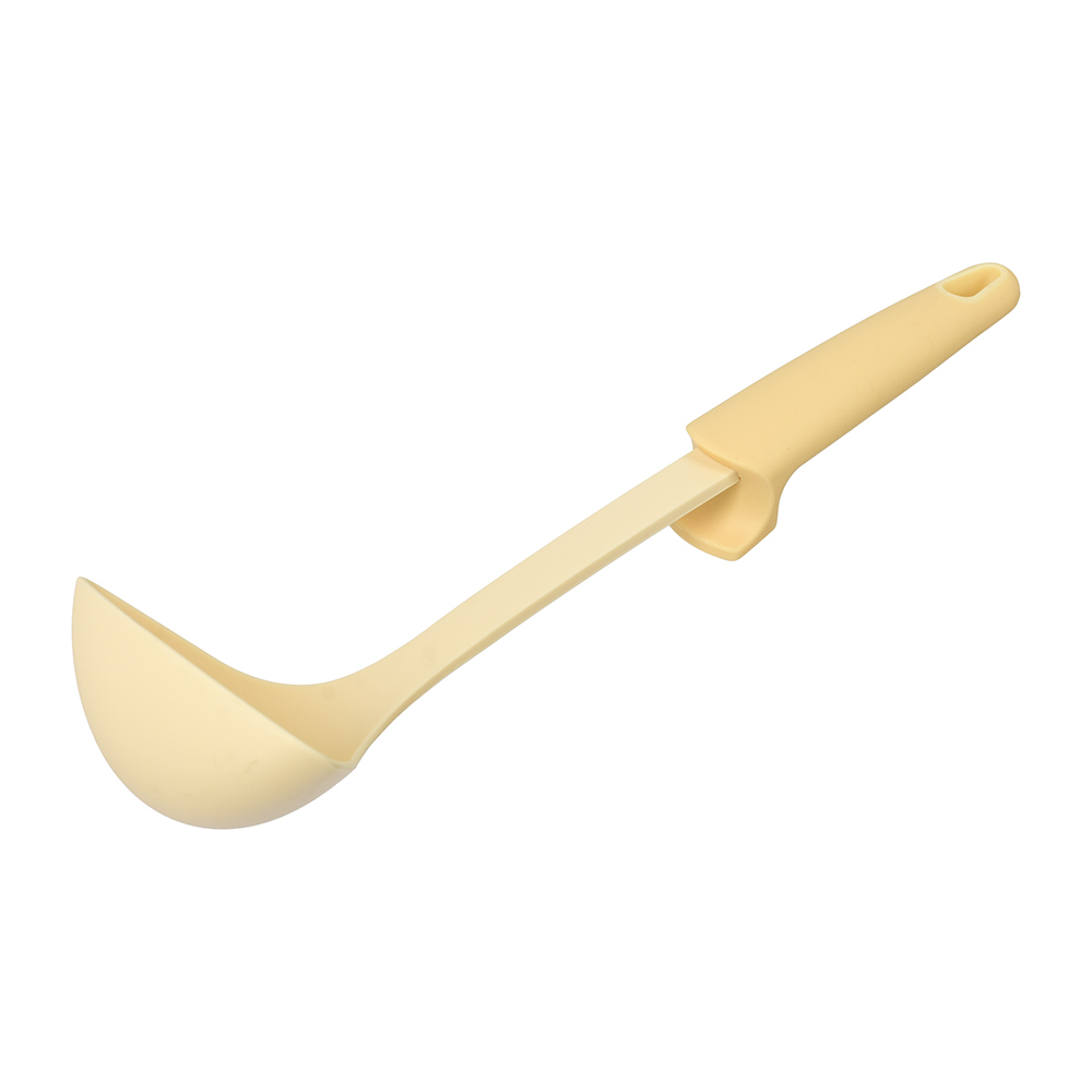 Половник нейлоновый Marmiton Milky резиновая ручка 33 см - фото 3