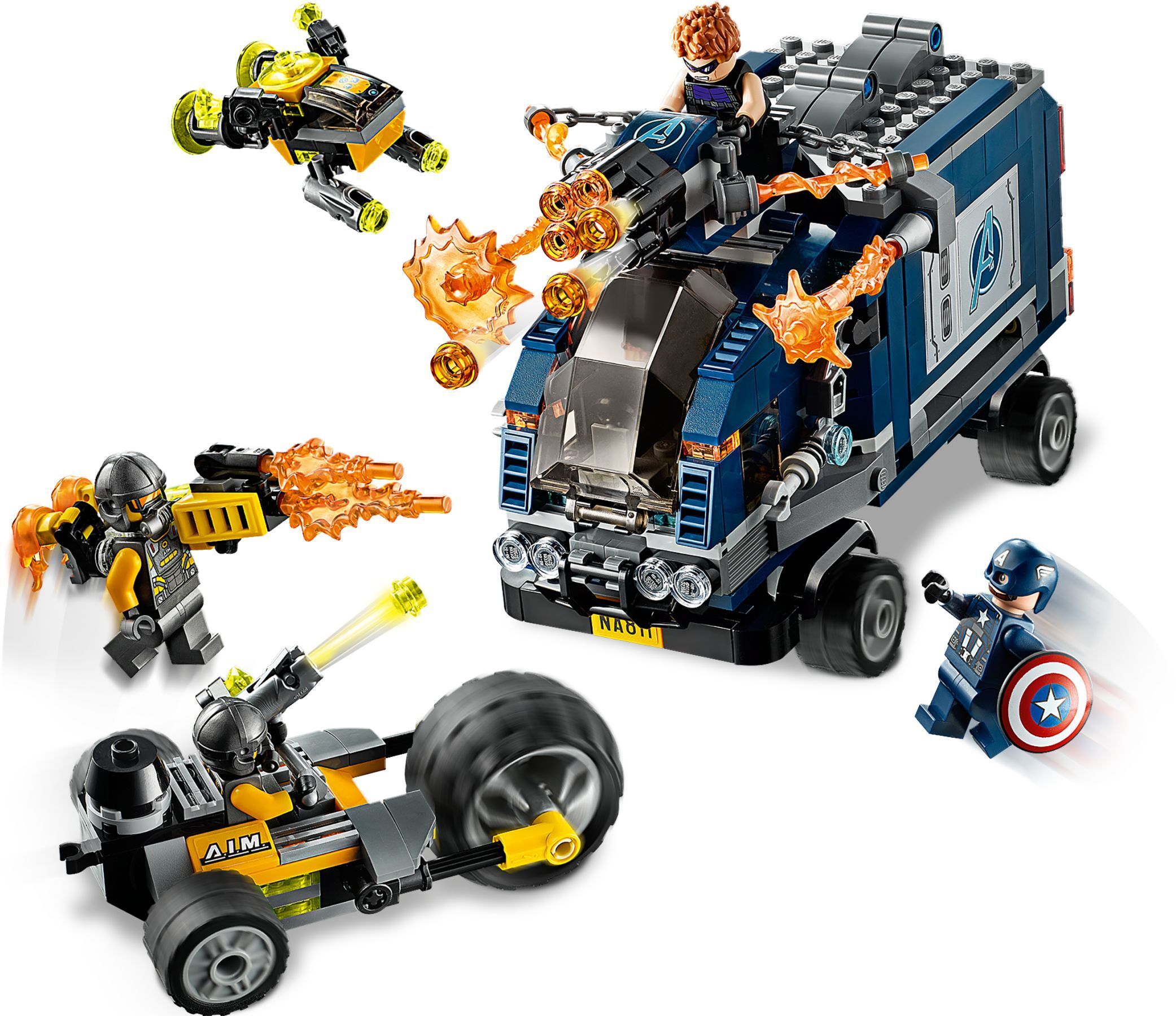 Конструктор LEGO Marvel Super Heroes Нападение на грузовик 477 дет. - фото 4