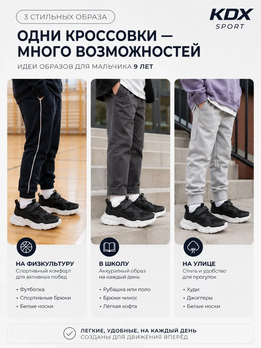 Кроссовки KDX SDSS-01 black - фото 6