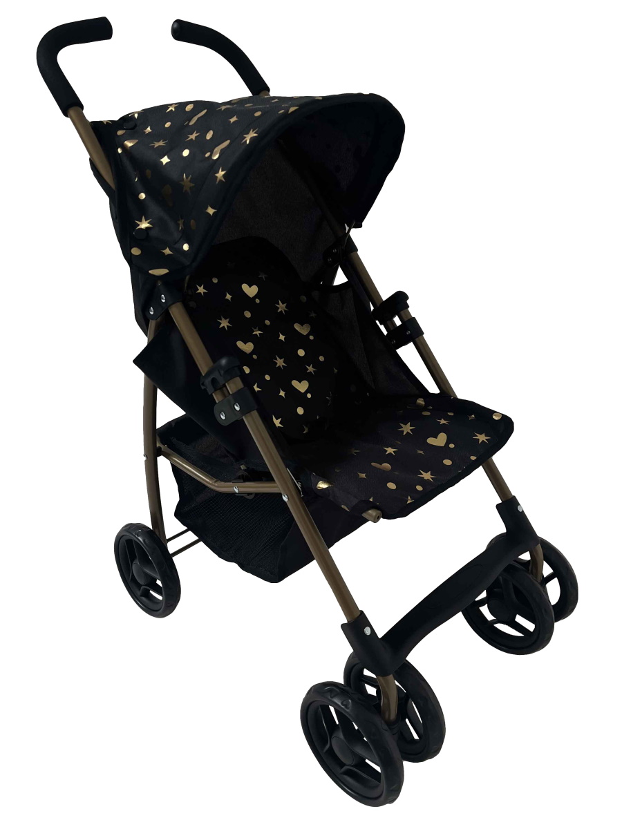 Коляска-трость для кукол Рыжий кот 9351A-GN - фото 1