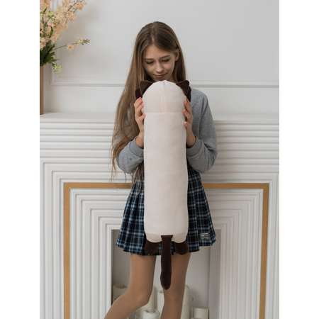 Игрушка Сиамский кот батон КупиКота бежевый 70 см