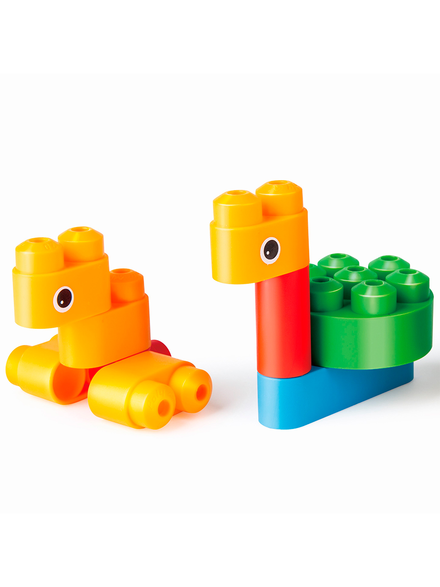 Конструктор Hape Птицы и звери из мини-блоков 13 дет. - фото 3