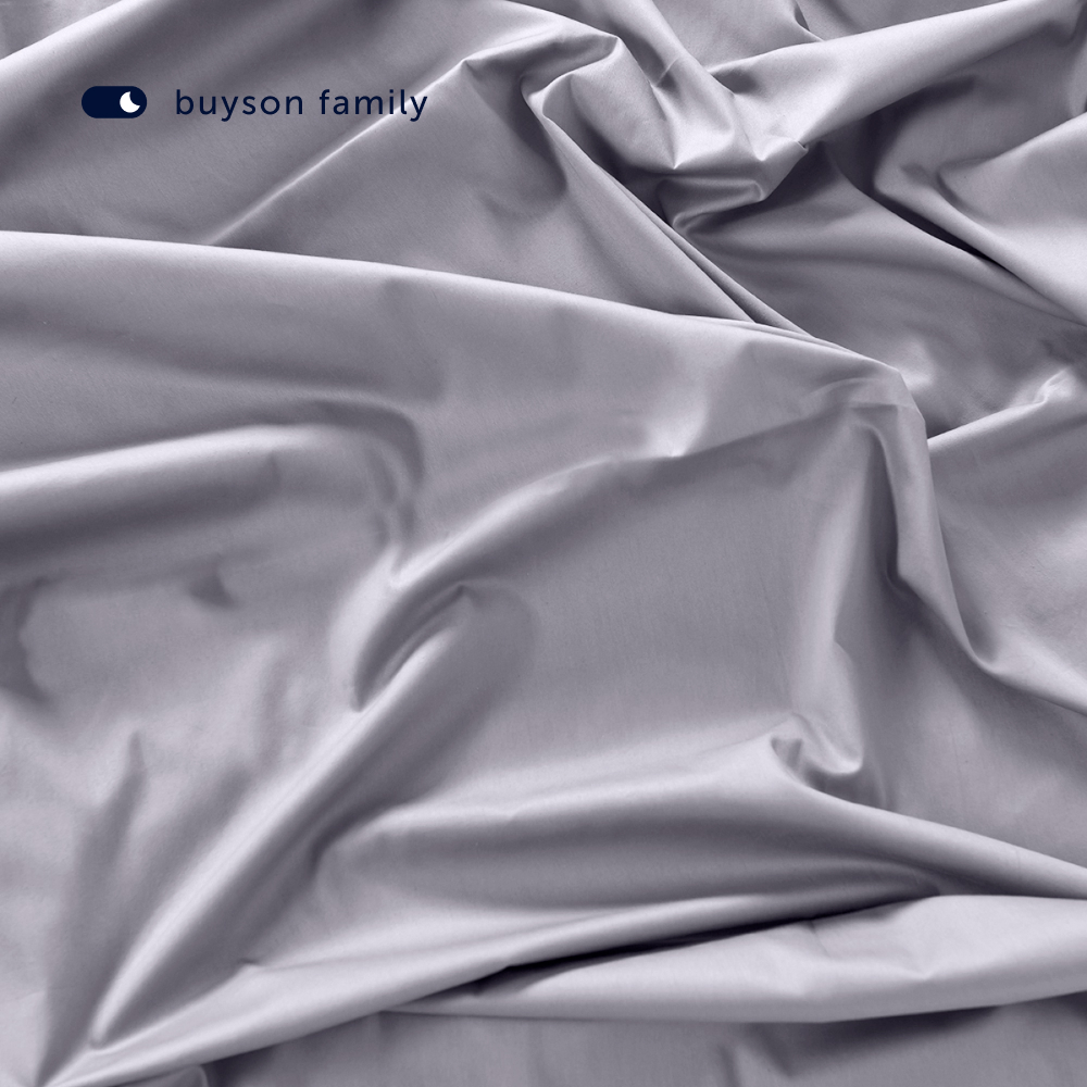 Пододеяльник buyson BuyColor 2 спальный 200х220 см, хлопок (сатин), Лаванда/Мята - фото 3