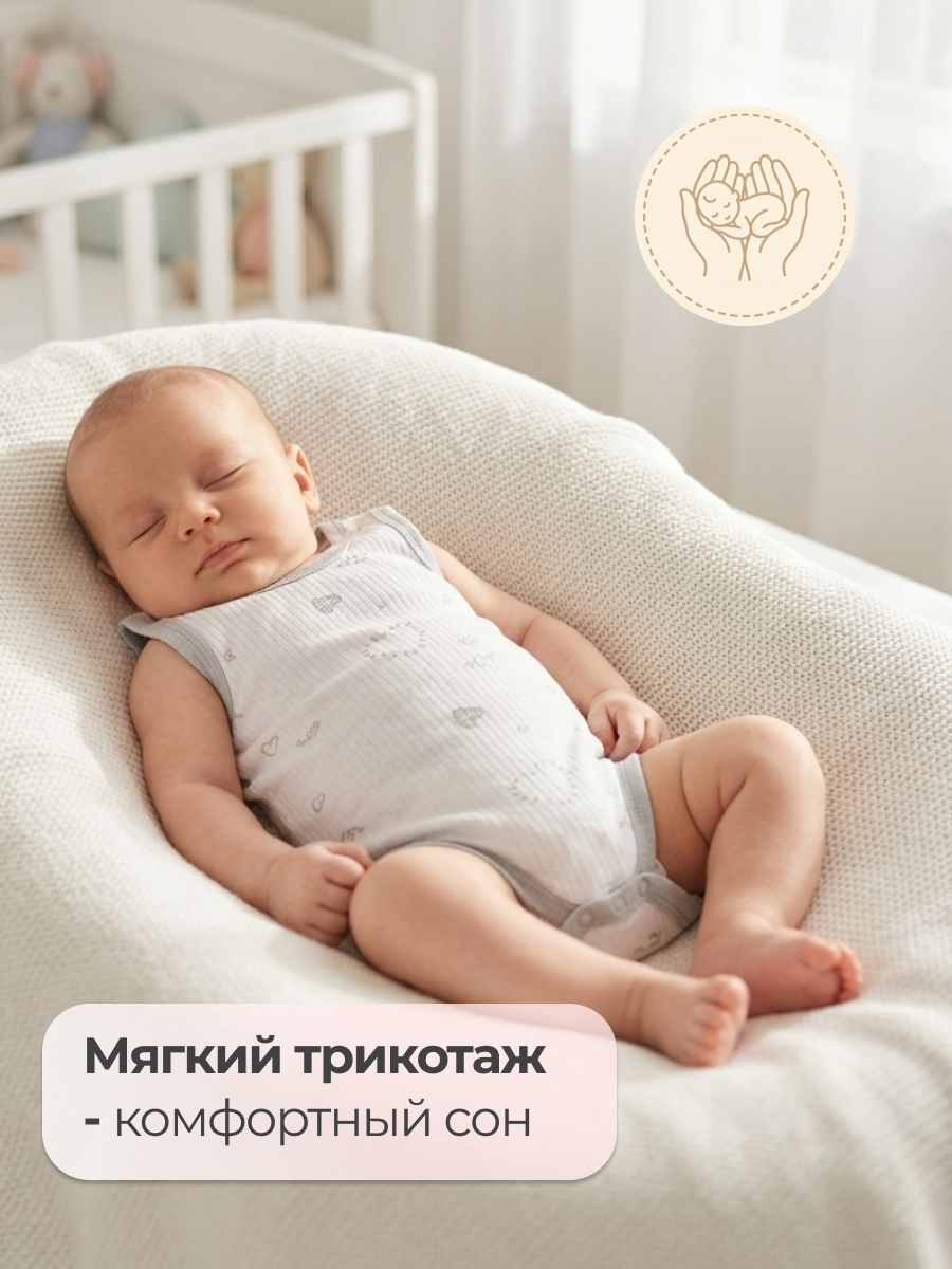 Боди-майка 2 шт Эскимо 210-785 - фото 6