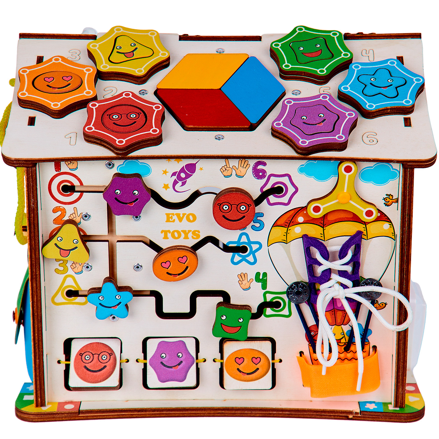 Игрушка Evotoys бизиборд - фото 13