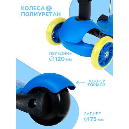 Самокат Sima-Land двухколесный