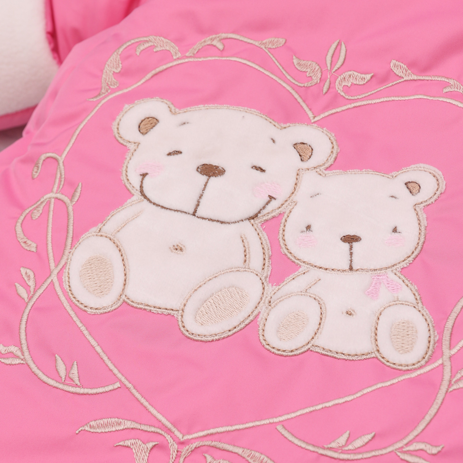 Конверт в коляску Осьминожка Мишки розовый - фото 12