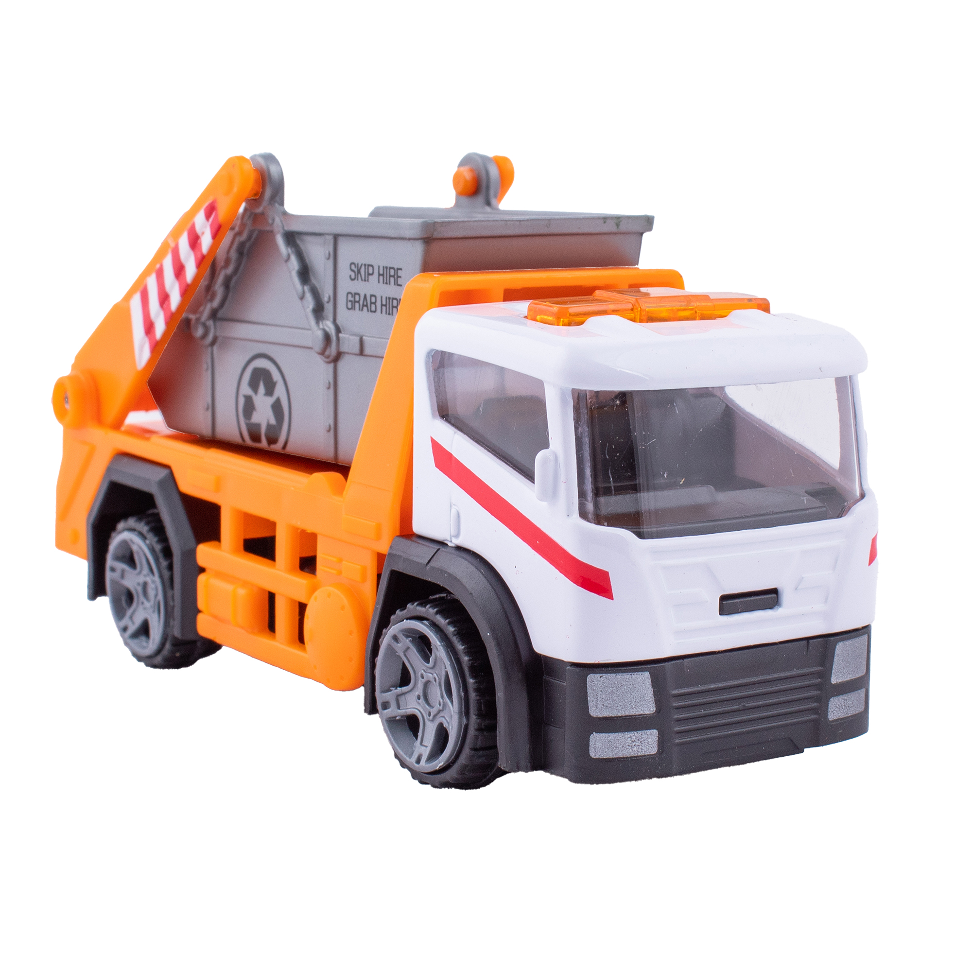 Мусоровоз HTI Городской Мусоровоз оранжевый 1416449_4 - фото 8